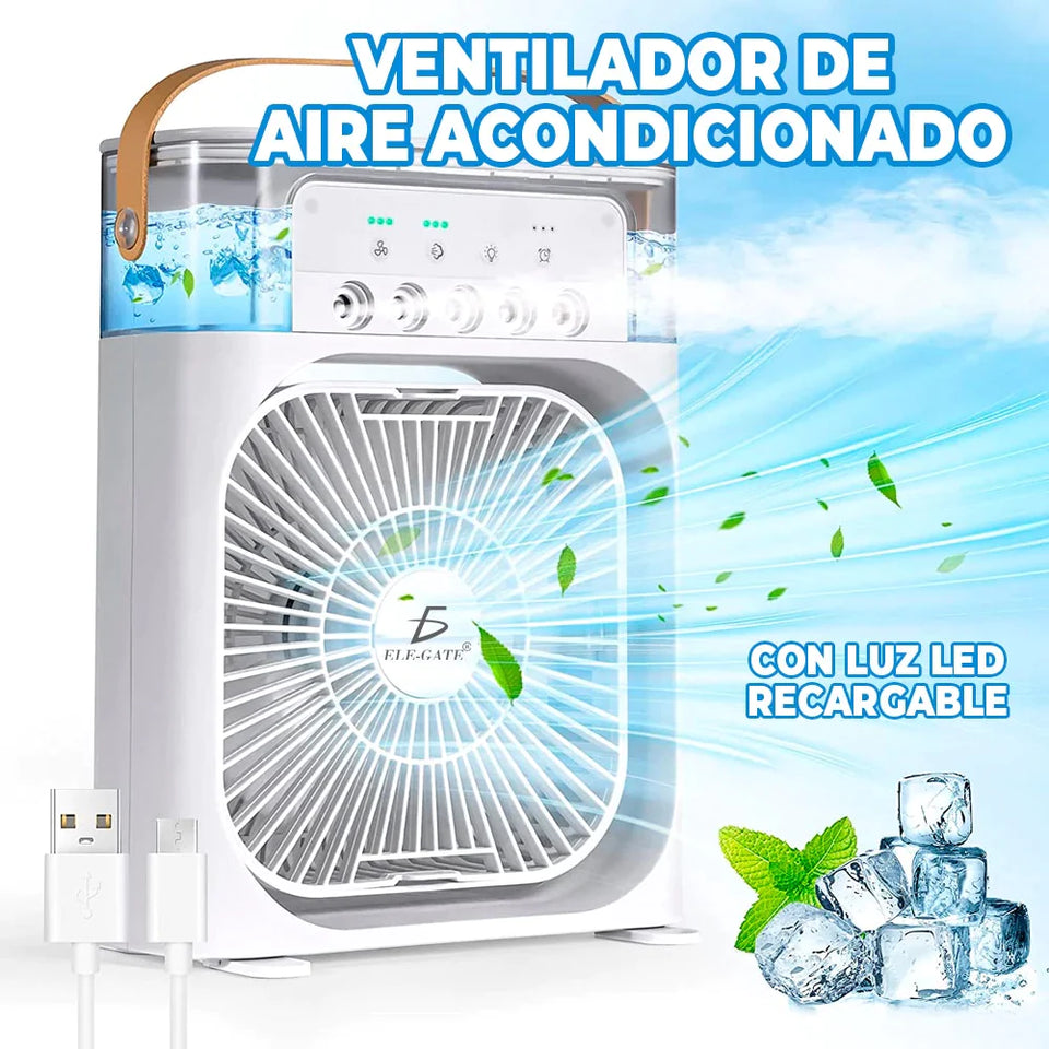 VENTILADOR HUMIDIFICADOR PORTÁTIL©3 EN 1 |