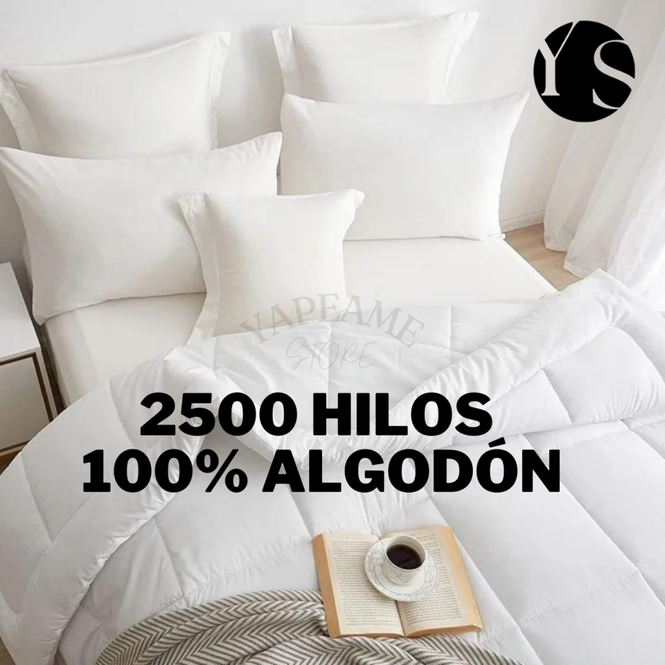 NUEVO EDREDON 2500 HILOS 100% ALGODÓN - PREMIUM