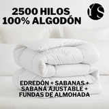 NUEVO EDREDON 2500 HILOS 100% ALGODÓN - PREMIUM