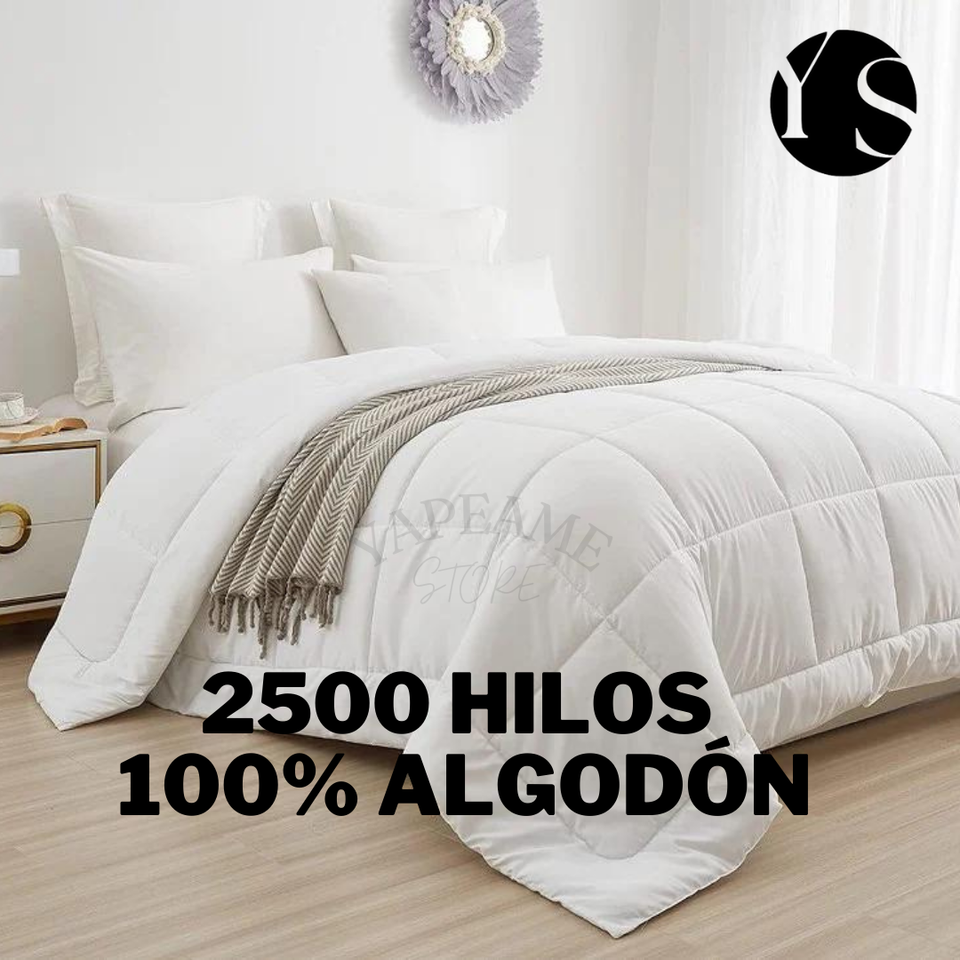 NUEVO EDREDON 2500 HILOS 100% ALGODÓN - PREMIUM