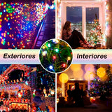 LUCES NAVIDEÑAS CON PANEL SOLAR (25 METROS) Multicolor