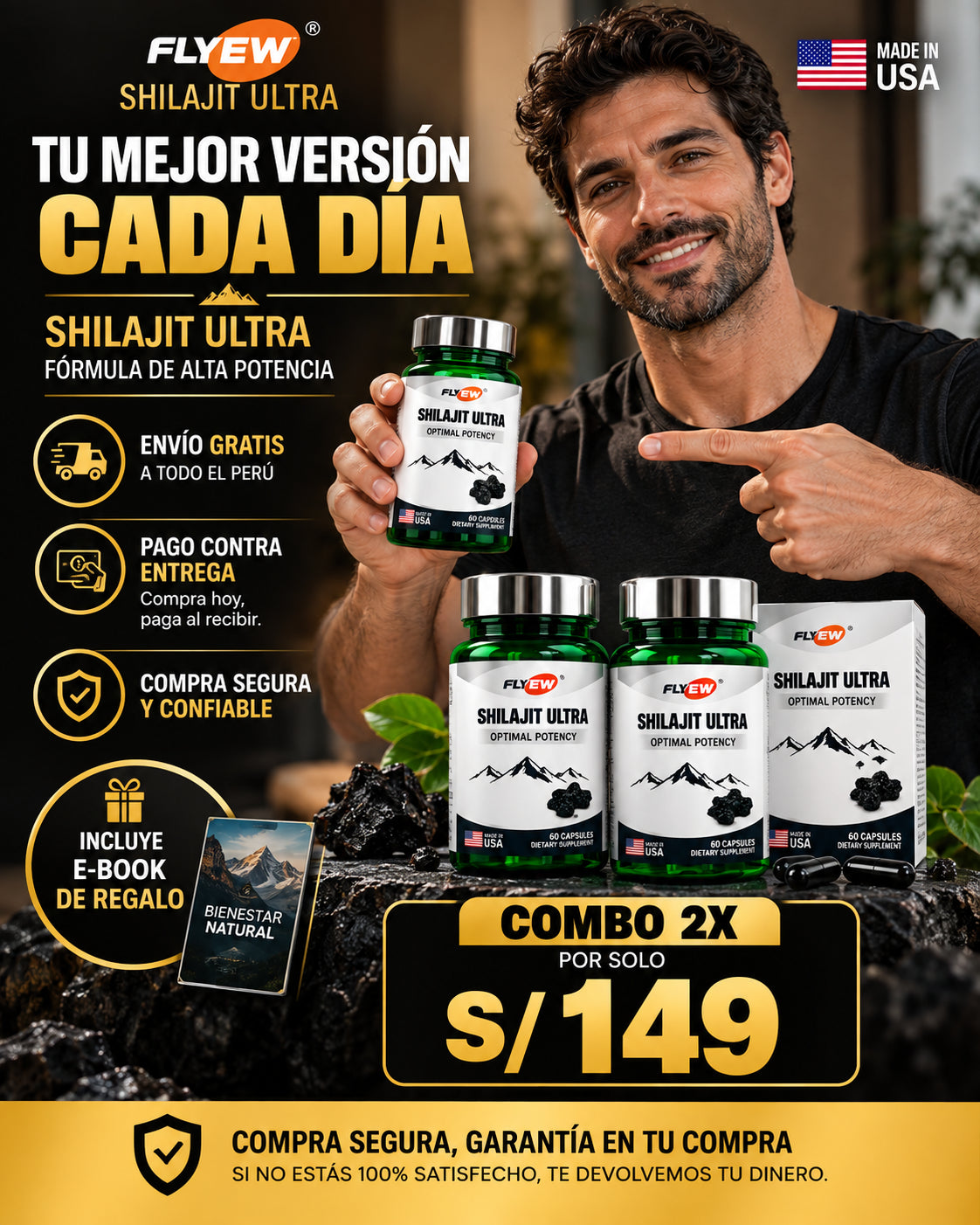 🧲 NUEVO SHILAJIT ULTRA (Original) con R.S.