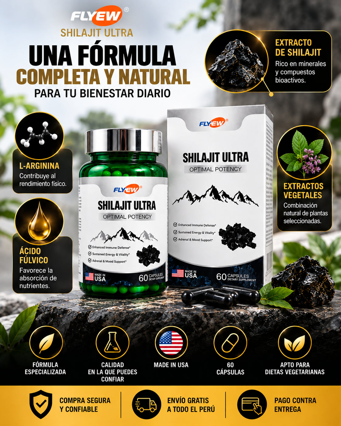 🧲 NUEVO SHILAJIT ULTRA (Original) con R.S.