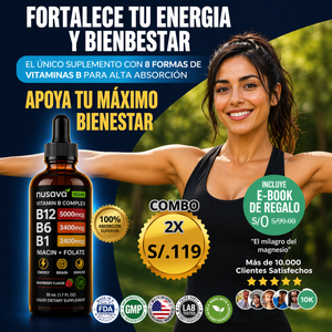 NUEVAS Vitaminas B™ (líquida) PREMIUM 🧲
