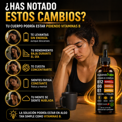 NUEVAS Vitaminas B™ (líquida) PREMIUM 🧲