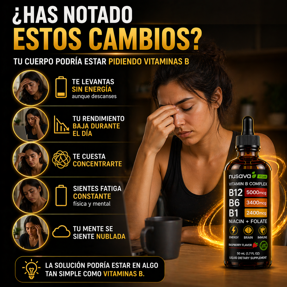 NUEVAS Vitaminas B™ (líquida) PREMIUM 🧲
