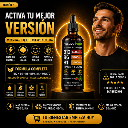 NUEVAS Vitaminas B™ (líquida) PREMIUM 🧲