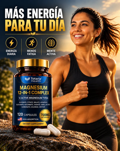 NUEVO TOTARIA 12 IN 1 MAGNESIUM (120 Cáps. Original) 🧲