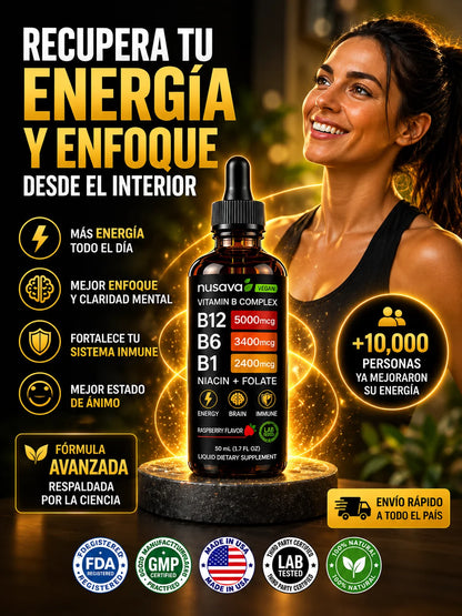 NUEVAS Vitaminas B™ (líquida) PREMIUM 🧲