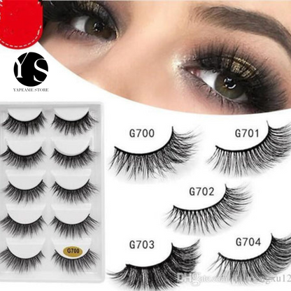 🤩PESTAÑAS MAGNÉTICAS WATERPROOF KIT DE 5 PARES 🤩