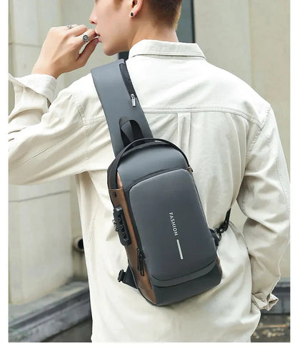 MORRAL ANTIRROBO IMPERMEABLE CON CLAVE