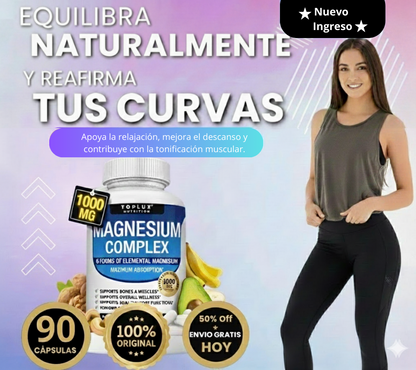 NUEVO 🧲 Magnesio PREMIUM Complex™ 8 en 1 (90 Cápsulas Original)