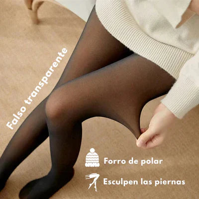 PANTYS AFELPADOS EFECTO PIEL 220GR / CÁLIDOS PARA INVIERNO