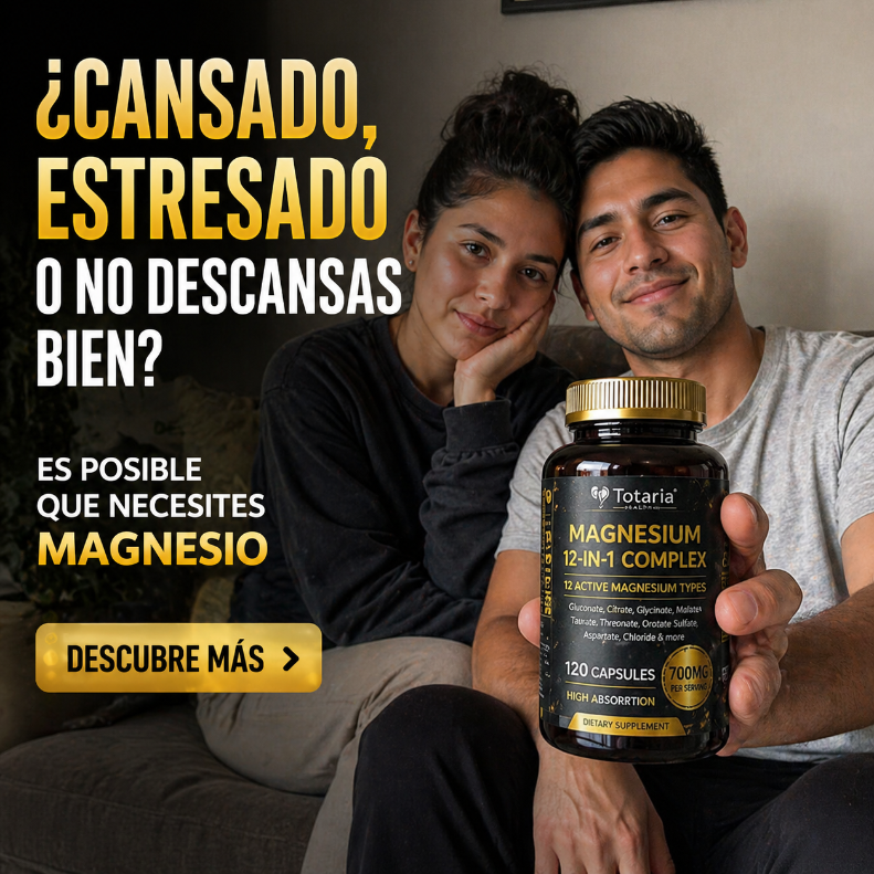 NUEVO TOTARIA 12 IN 1 MAGNESIUM COMPLEX (120 Cáps. Original) 🧲