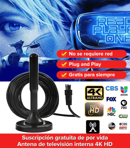 KSMART™ ANTENA FULL HD PARA TV!