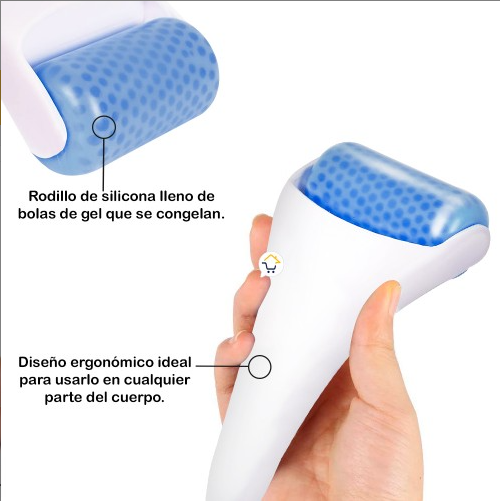 Rodillo Facial y corporal en Frio Tonificacion Y Antienvejecimiento ice roller