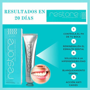 RESTORE GEL DENTAL - Blanqueador con Nanotecnología